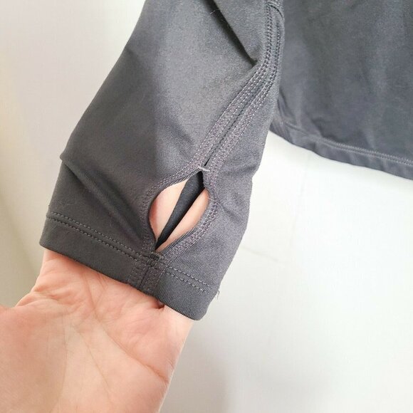 Athleta Women's Athletic Jacket Lightweight Pullover Quarter Zip Gray Size Small - Picture 5 of 9